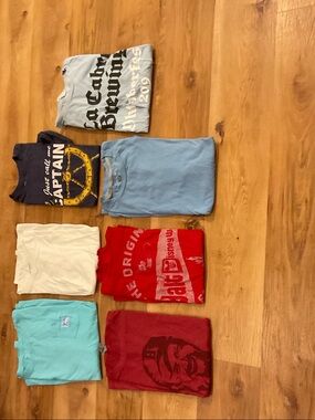 Lot of 7 Men’s Crewneck T-Shirt - PLEASE READ DESCRIPTION